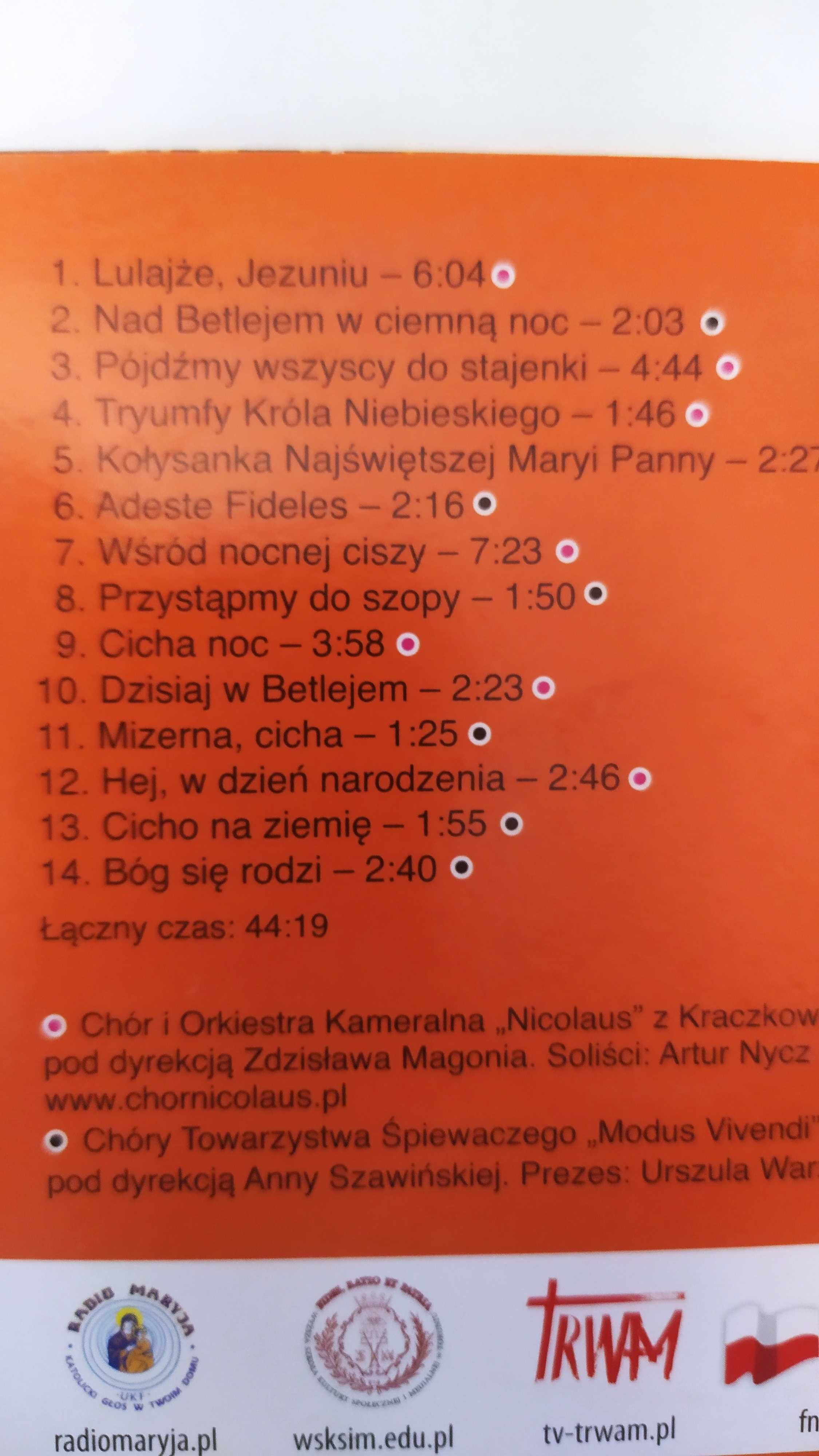 Blask nad Betlejem kolędy płyta CD koperta