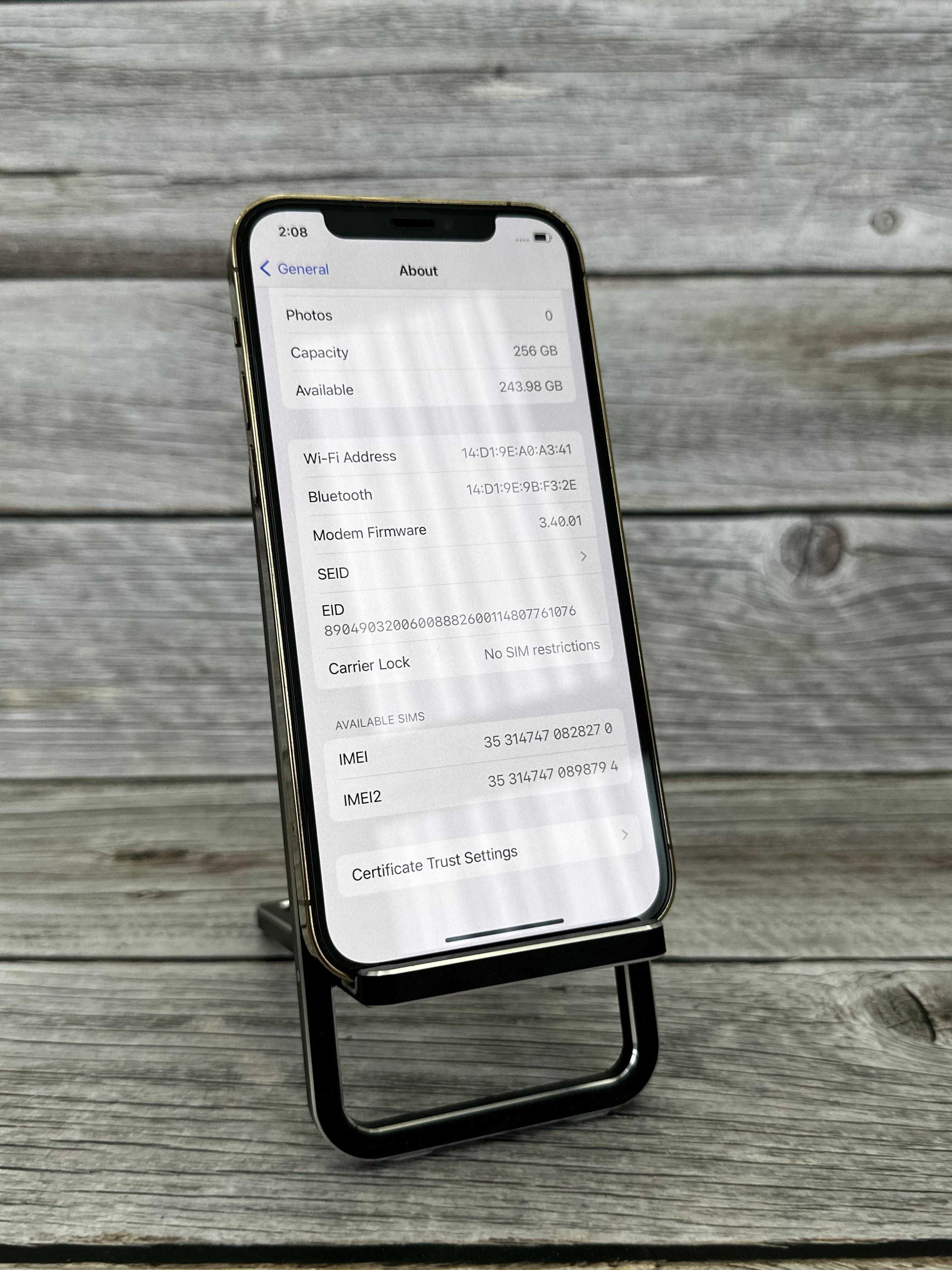 IPhone 12 pro gold 256gb!!! NEVERLOCK!! З США!! 92%