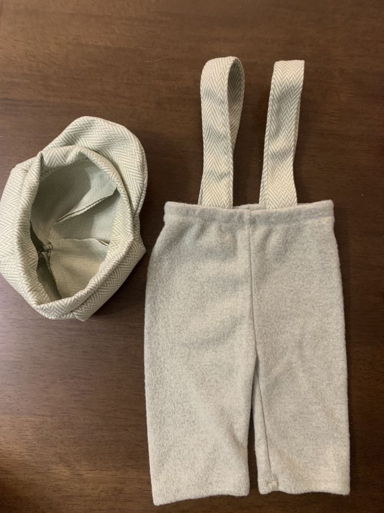 Ubranka dla chlopca do sesji newborn props