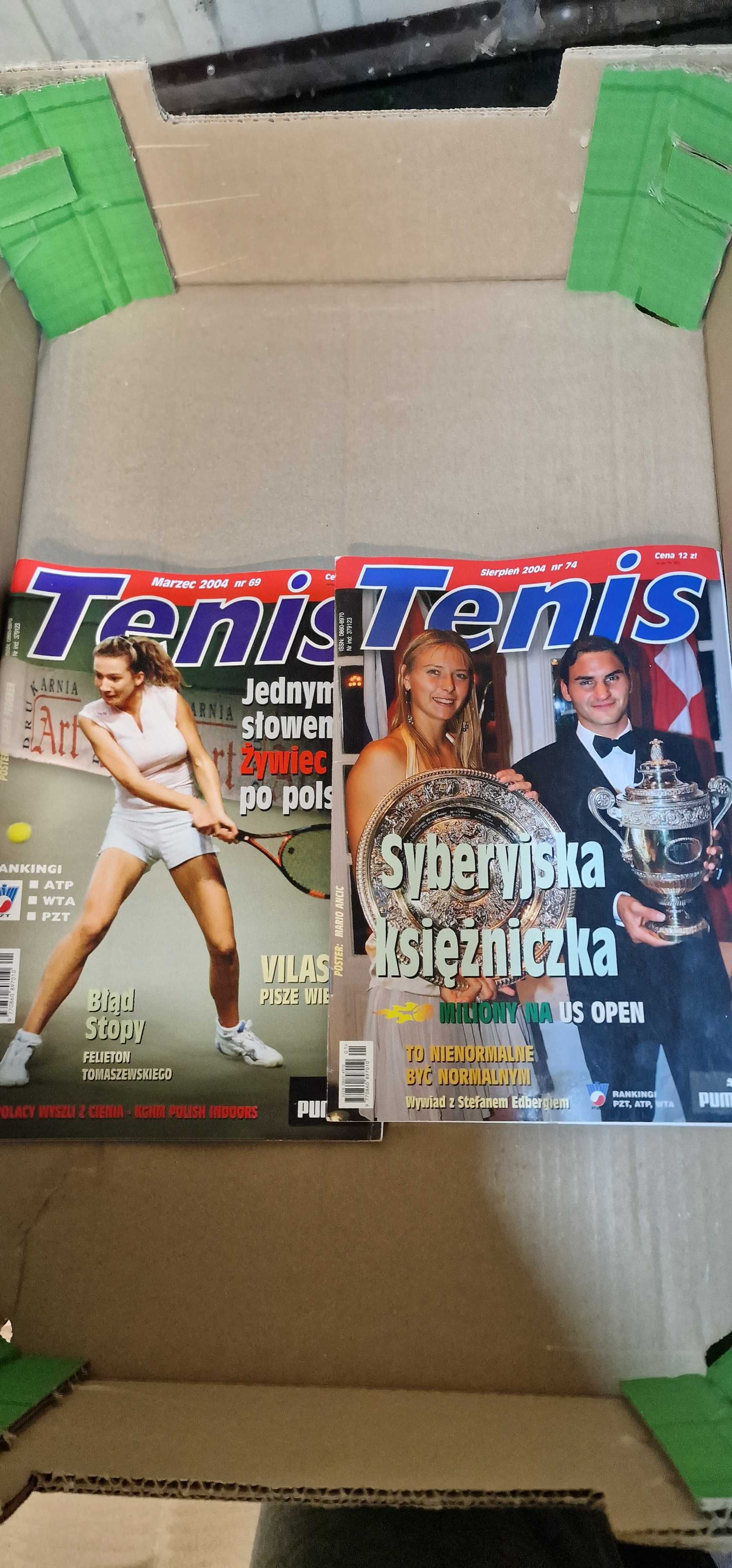Czasopismo Tenis z 2004 roku