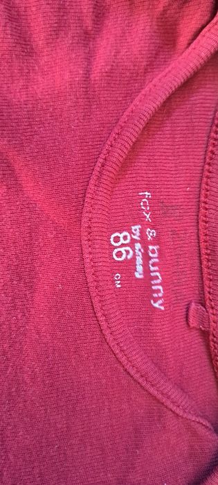 Body z długim rękawem, bawełniane, 86, lupilu, myszka miki, paski, mis