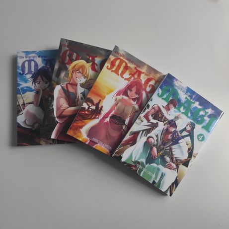 Manga "Magi:The Labyrinth of Magic" Shinobu Ohtaka, tom 1-4