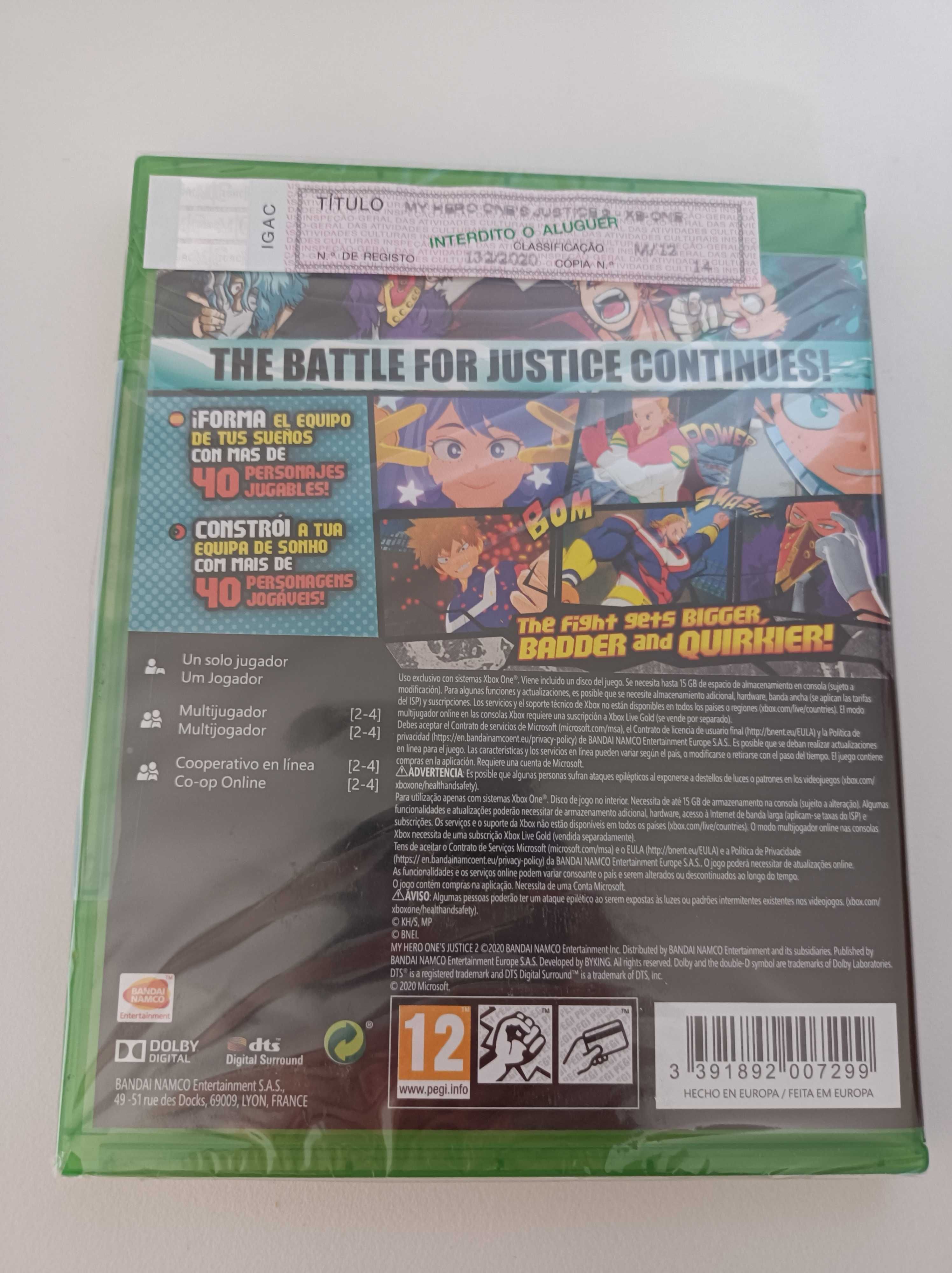 My hero one´s Justice 2 Xbox One