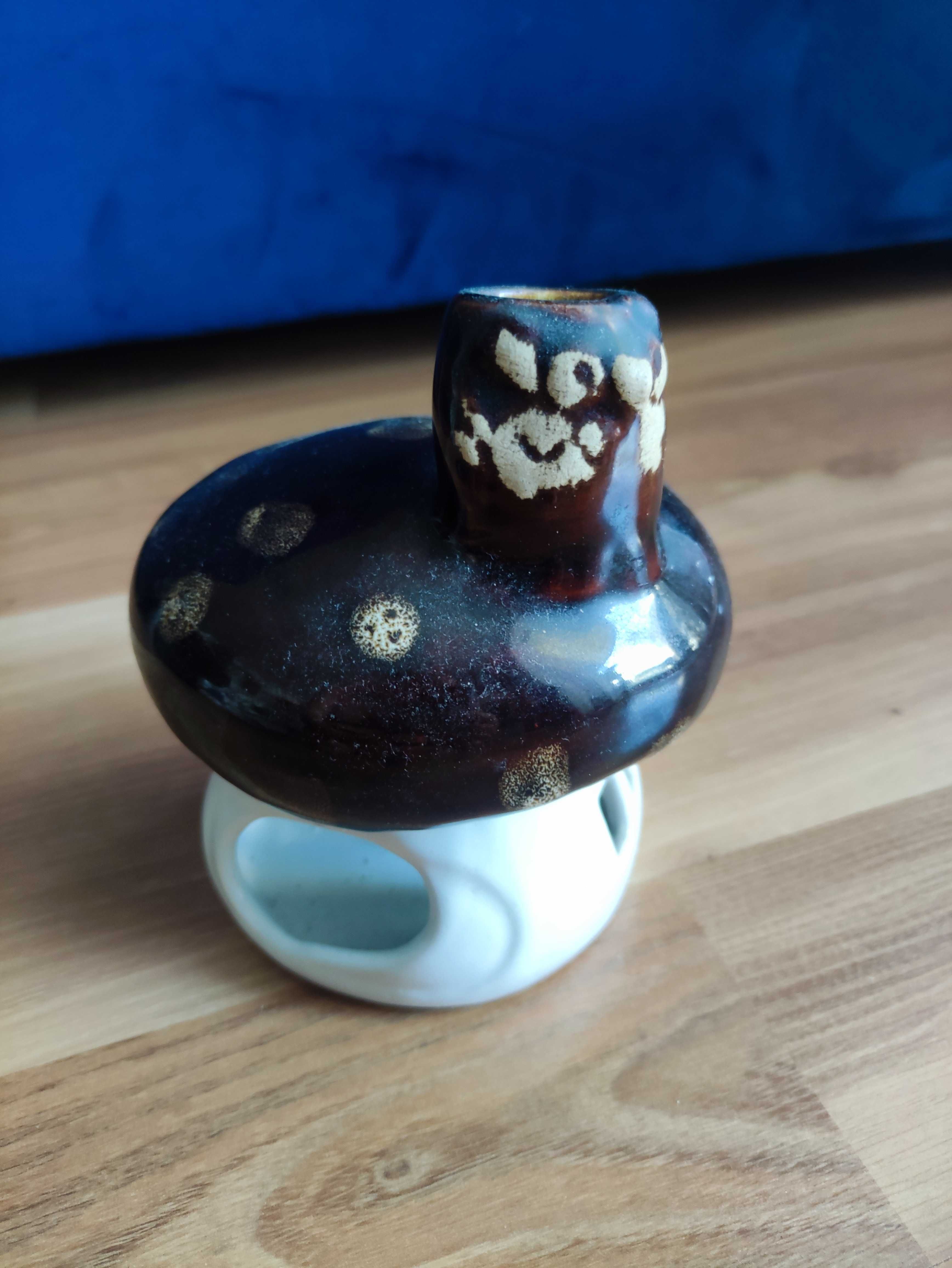 Grzybek ozdobny do podgrzewaczy ceramiczny świece zapachowe wkłady