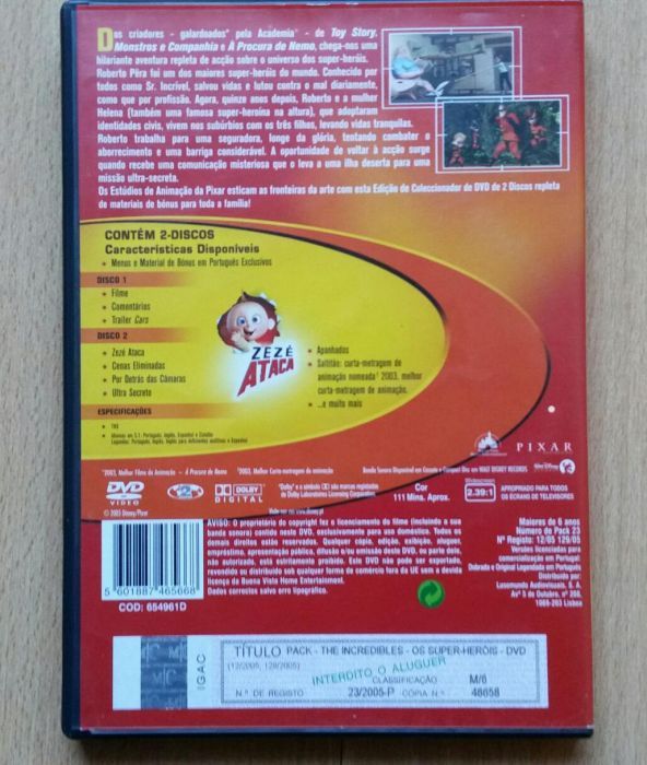 DVD The Incredibles