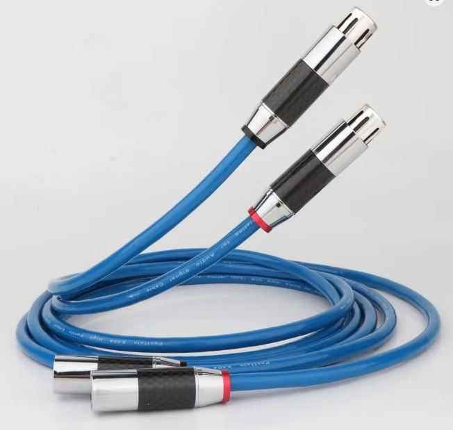 Hi-Fi аудіо кабель (пара) XLR до RCA / XLR,  Ag-plated 2м