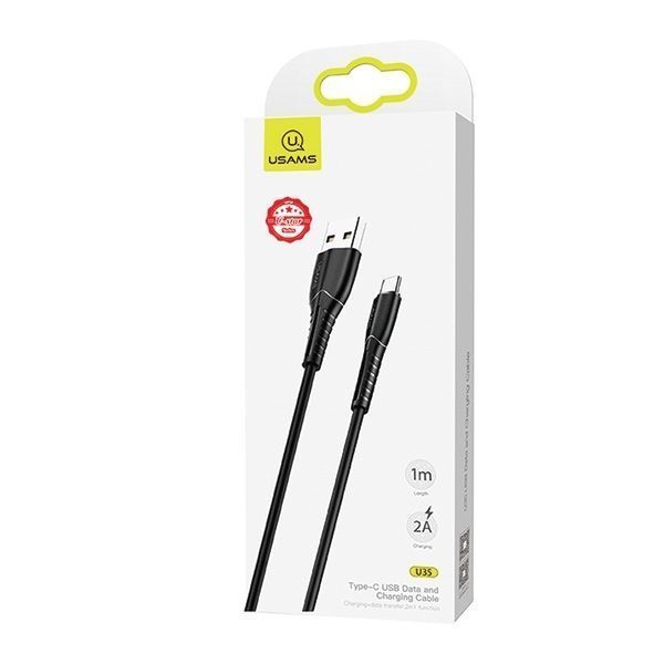 Kabel Usams U35 Microusb 2A Fast Charge 1M Czarny