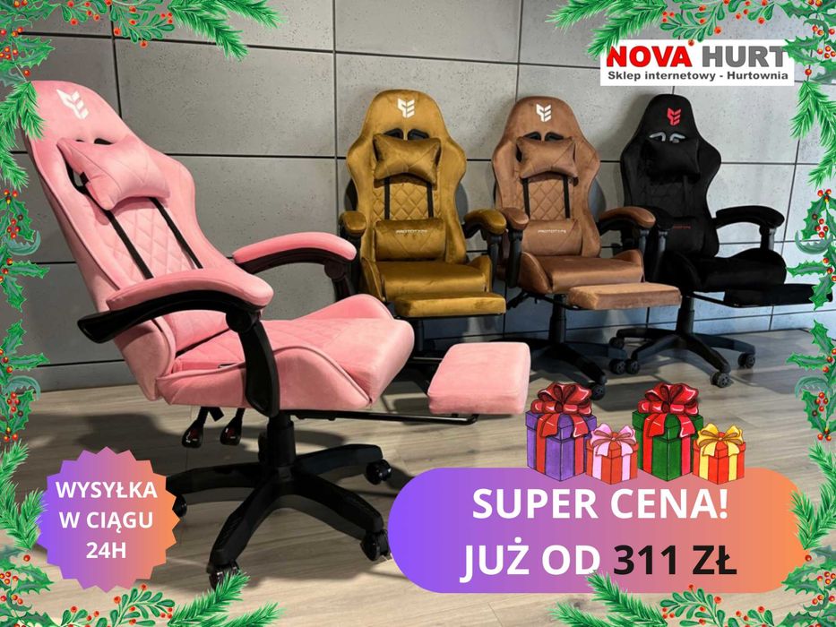 fotel do biurka dla dziecka biurowy obrotowy krzesło obrotowe Lugano