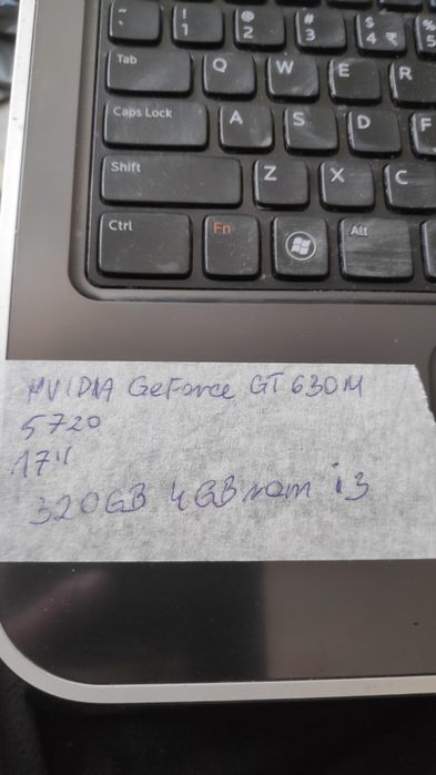 Laptop Dell. 17  cali Nova bateria