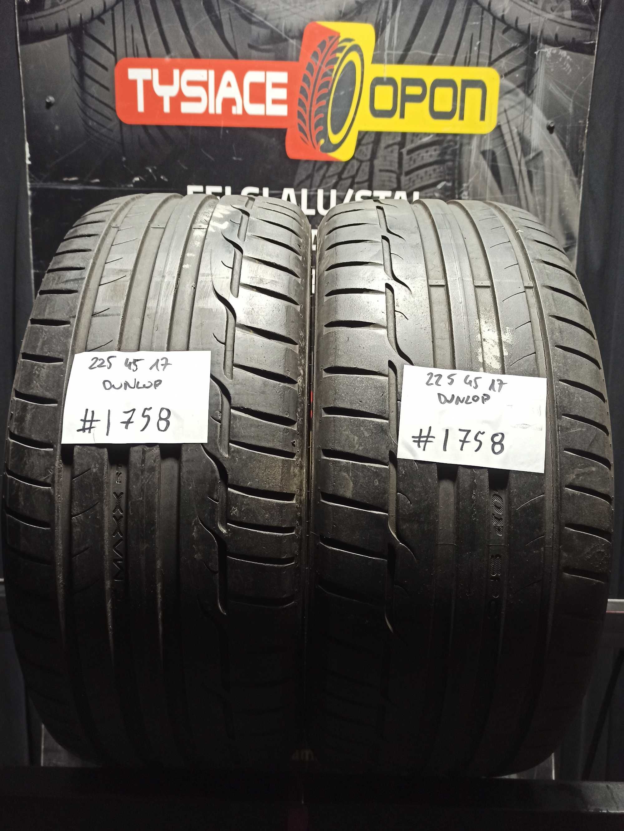 Opony Letnie 225/45/17 DUNLOP SPORT #1758