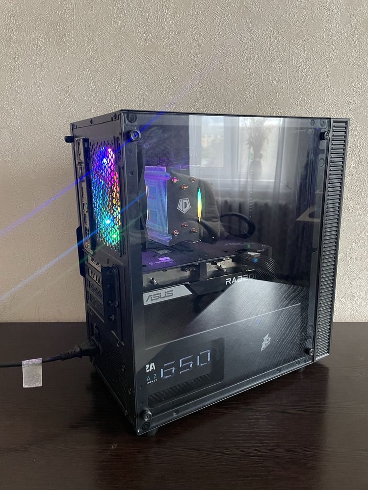 Пк i3 12100f rx6600tx монітор,клавіатура,мишка
