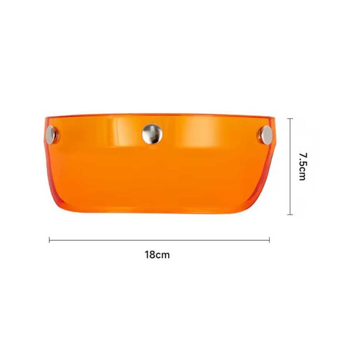 Pala universal 3 molas para capacete aberto - protecção anti-vento