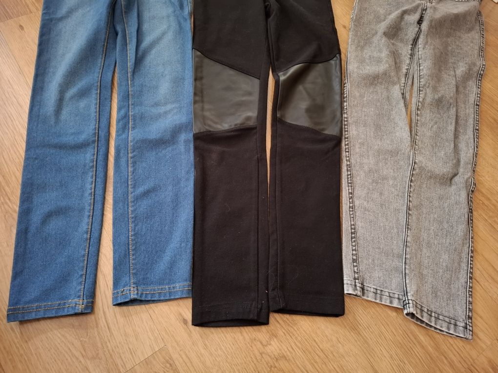 H&M legginsy jegginsy spodnie 140