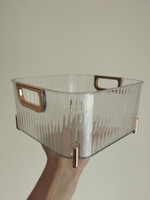 Естетичний ящик , ящик для косметики , кошик