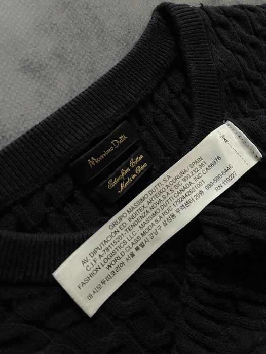 Вязаный свитер кофта Massimo Dutti мужской оригинал