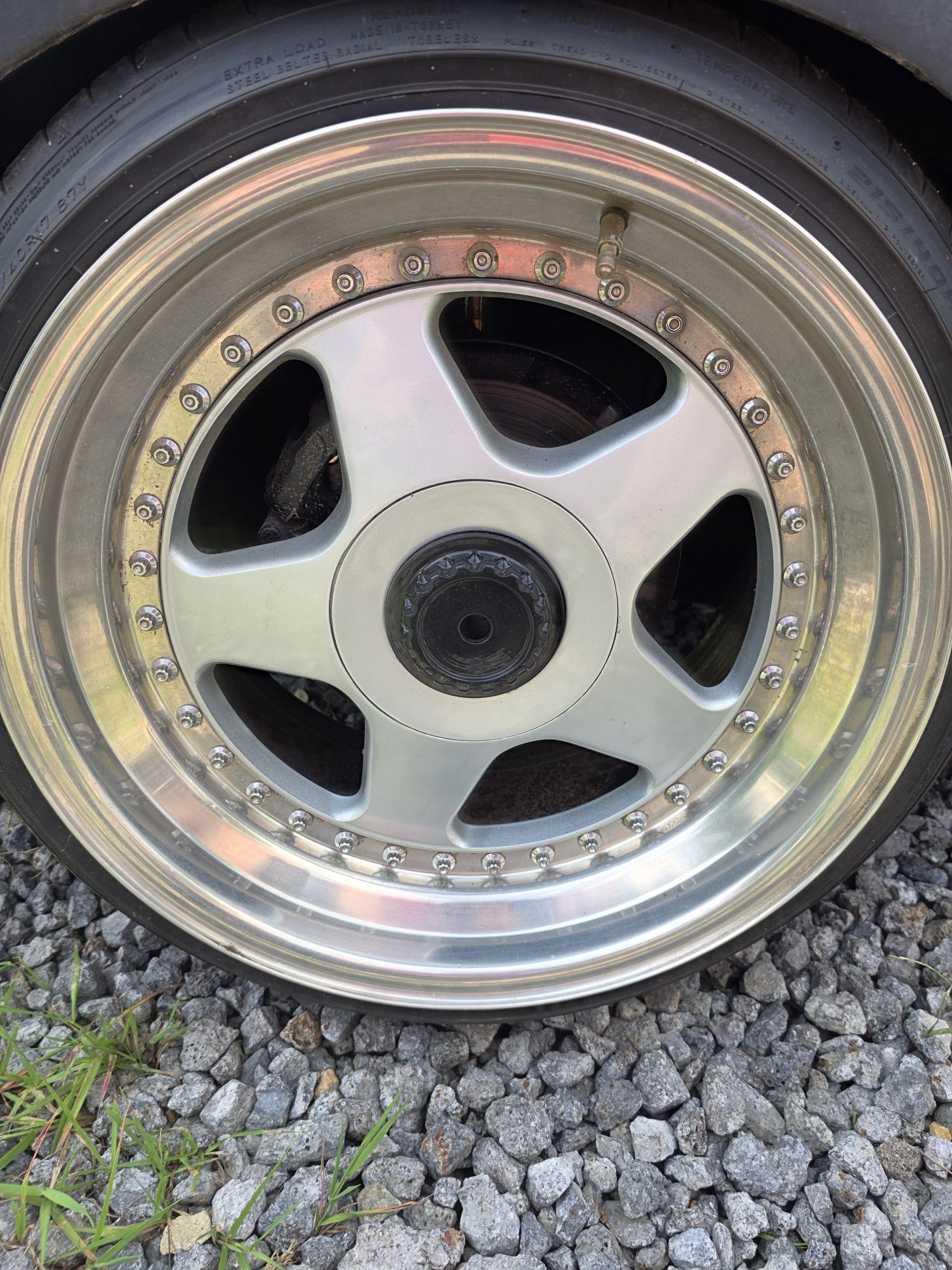 Felgi OZ Futura 17 4x100 9j 9,5j 3tlg skręcane e30 golf motorsport