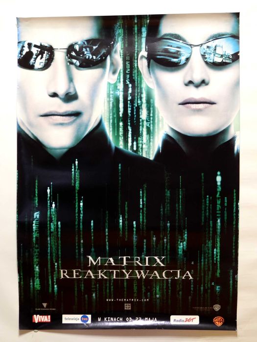 Matrix Reaktywacja (2003) #1 Oryginalny Plakat Kinowy 68x98 cm