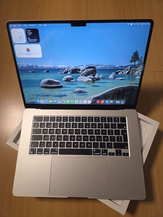 Macbook Air 15 pol. 16GB/256GB M3 como novo