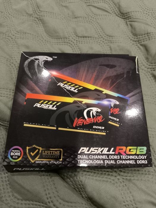 Memoria DDR3 1600MHz RGB 2x8GB Dual Channel