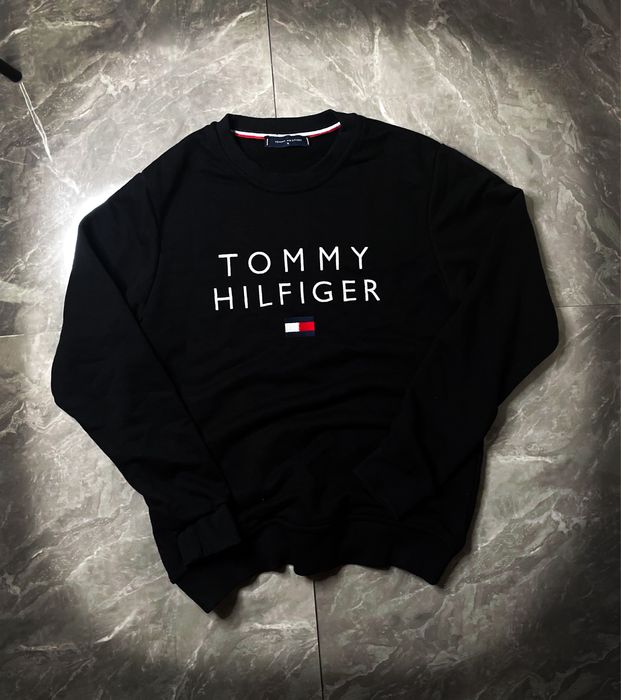 Super Rabat! Nowa Czarna Damska Bluza «Tommy Hilfiger» Markowa / S