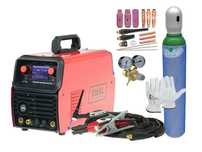 Spawarka TECNOTIG 206 AC/DC PULSE LCD Aluminium - zestaw do spawania