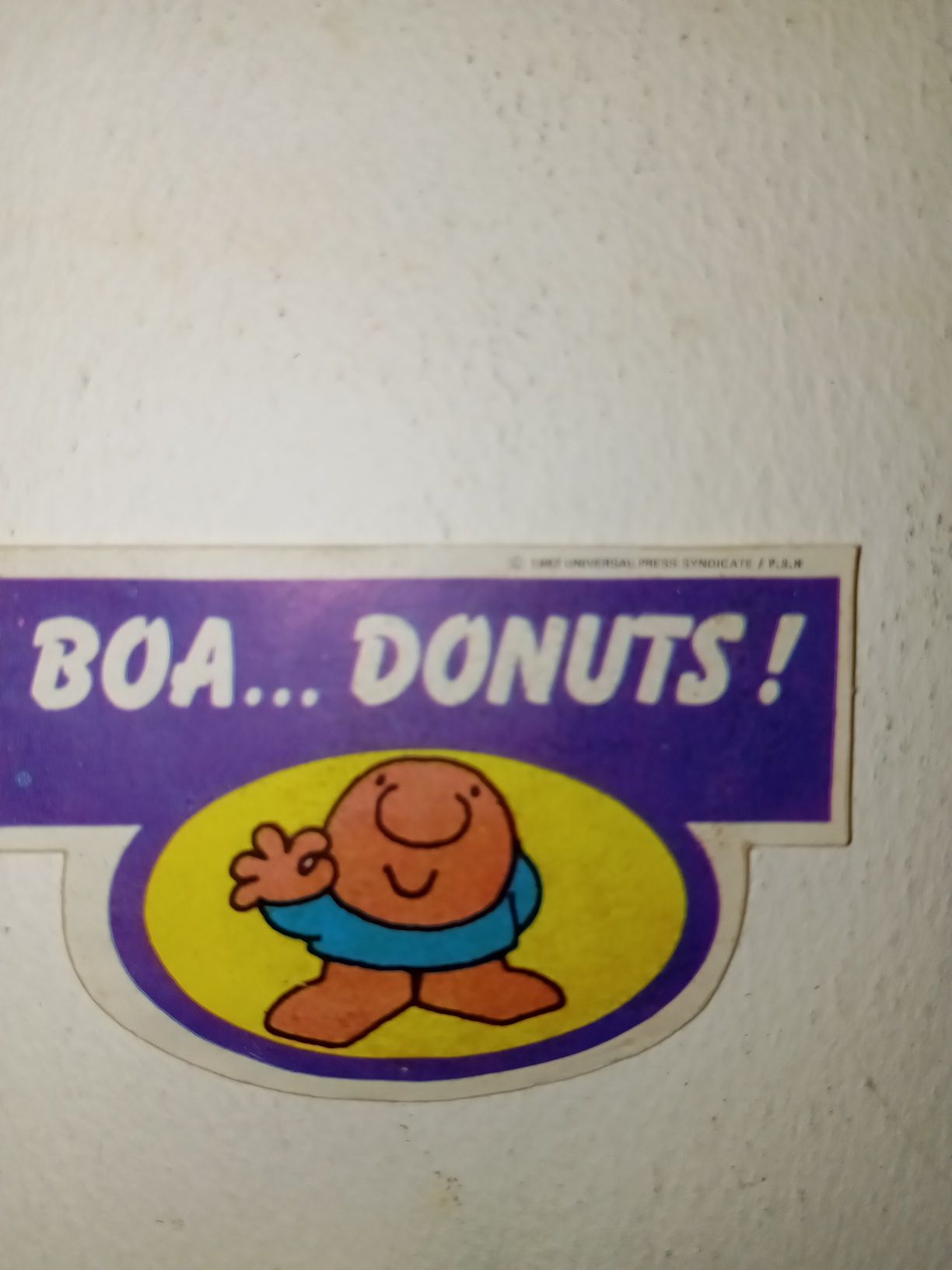 Autocolante boa donuts 1987
