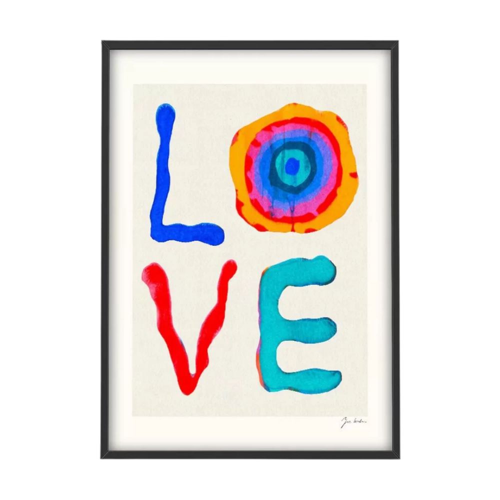 Plakat Love / Zoe Wodarz, format 50x70 cm