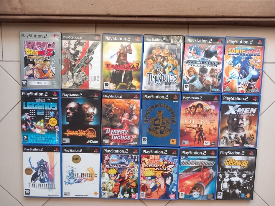Jogos raros para consola ps2 completos