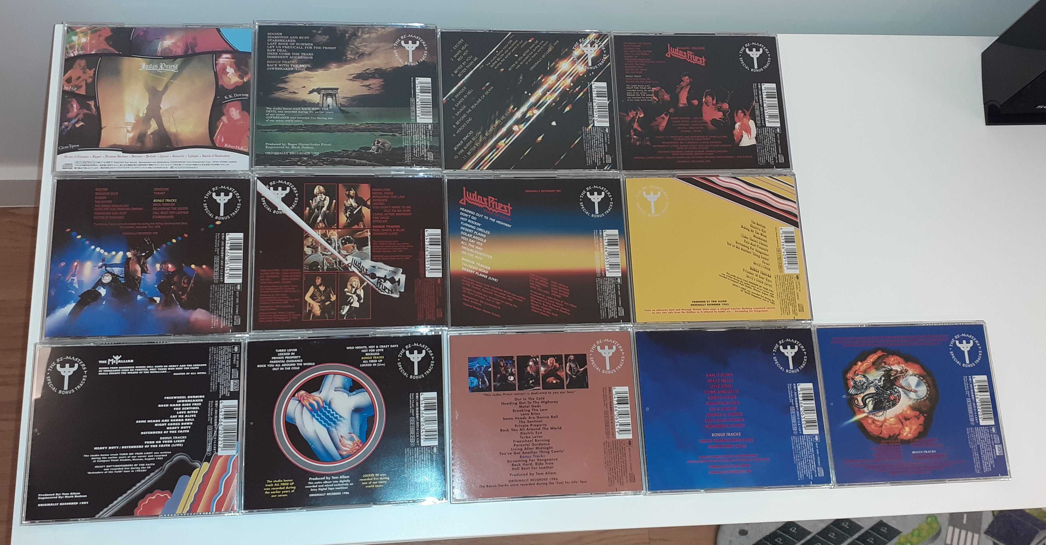 Judas Priest - 13 CD - Japanese Remasters - Novos!