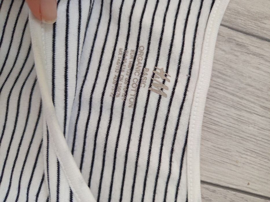 Bluzka Dziewczęca Paski H&M Długi Rękaw