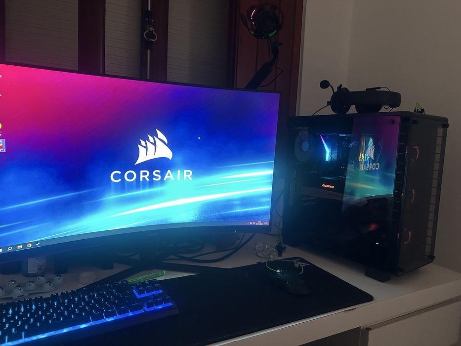 Setup gaming corsair com garantia RTX