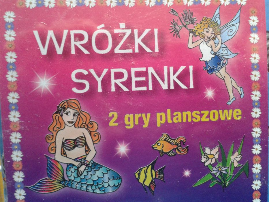 PREZENT  2 nowe gry planszowe Wróżki i Syrenki