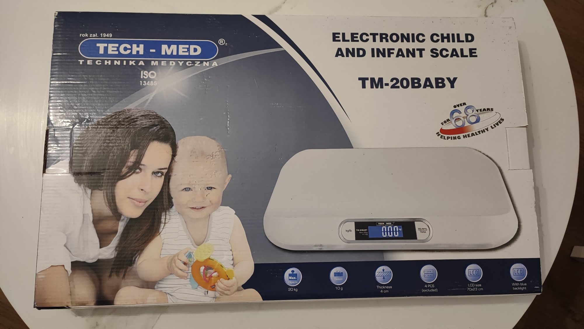 Elektroniczna waga dla dzieci i niemowląt TM-20Baby tech-med