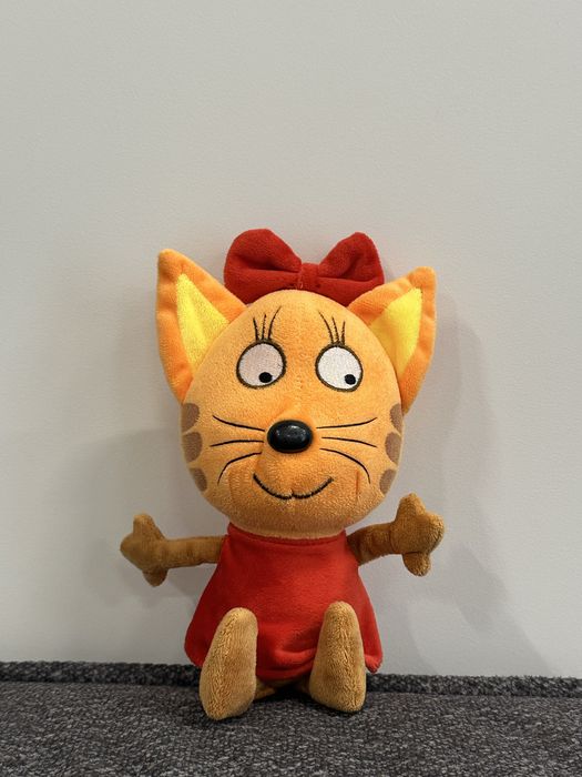 Мʼякі іграшки: дельфін, кіт, карамелька з мультфільму три кота, хаскі