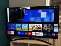 Telewizor LG 49NANO86 NanoCell 49 cali - uszkodzona matryca
