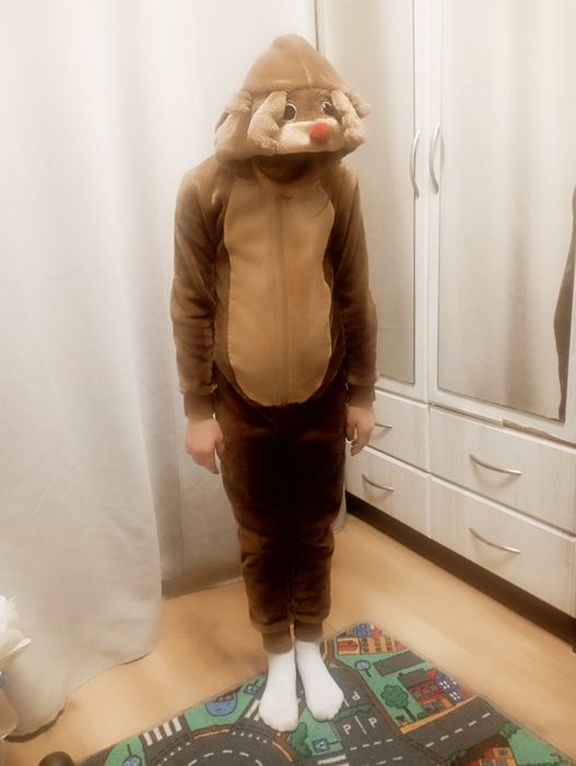 Костюм оленятка піжама на ріст 124-136 см в ідеалі є 2 шт