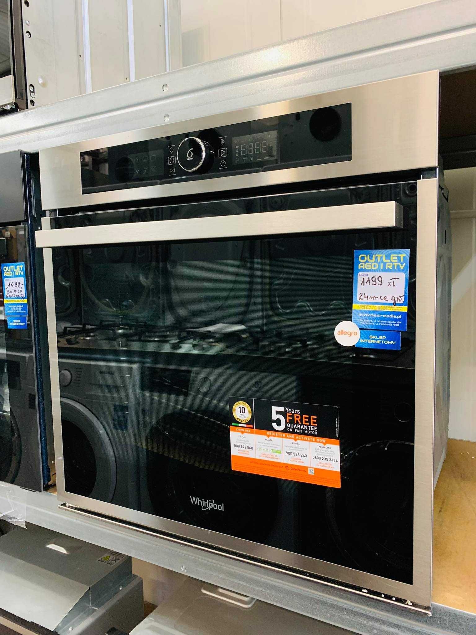 Piekarnik Whirlpool 2 lata gwarancji ul Krakowiaków 64