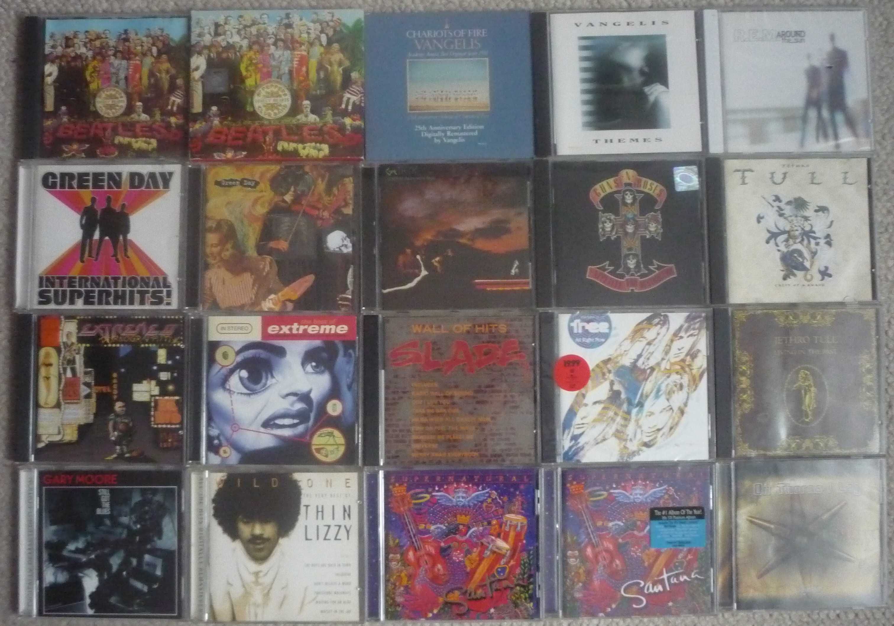 Genesis, G'n'R, Green Day, Free - zestaw 48xCD