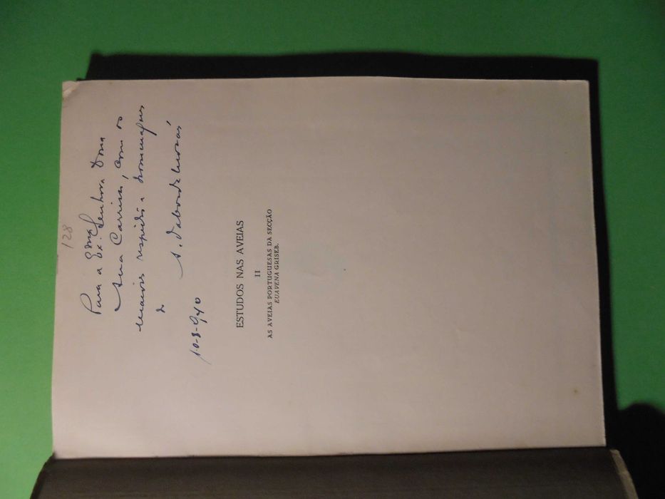 Morais (Artur Taborda);Estudo nas Aveias