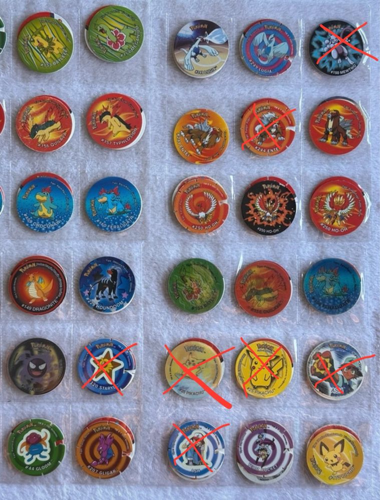 Pokemon tazos, tazos 2, tazos attack 2, tazos 3, voatazos, league.