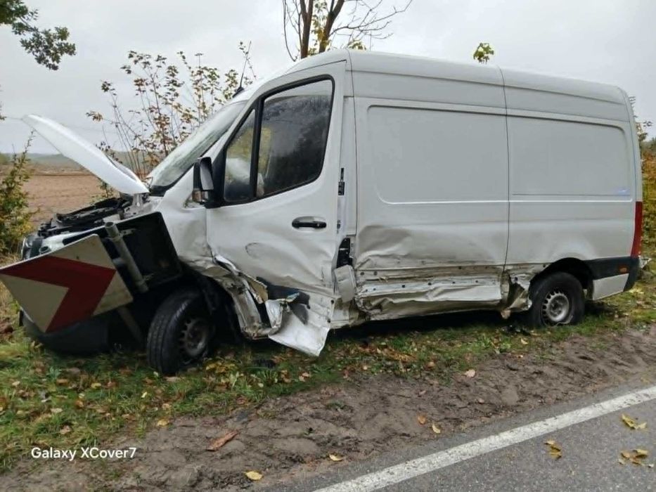 mercedes-benz sprinter 315 zabudowa chłodnicza zannoti uszkodzony