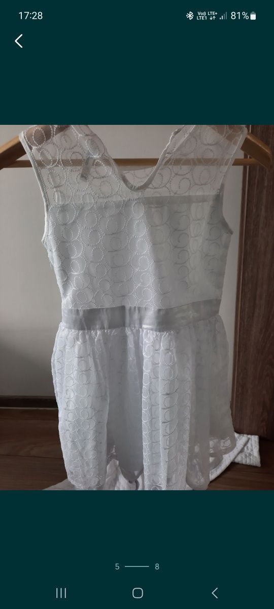 Komplet komunijny piękny. Spowiedź.  Rozmiar 140/146