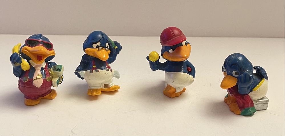 Kinder niespodzianka stare figurki ptaki bingo birds lata 90 4szt