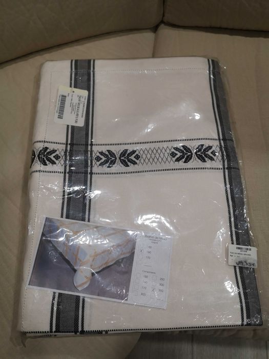 Toalha de Mesa nova, 100% algodão, 1,60x3,50