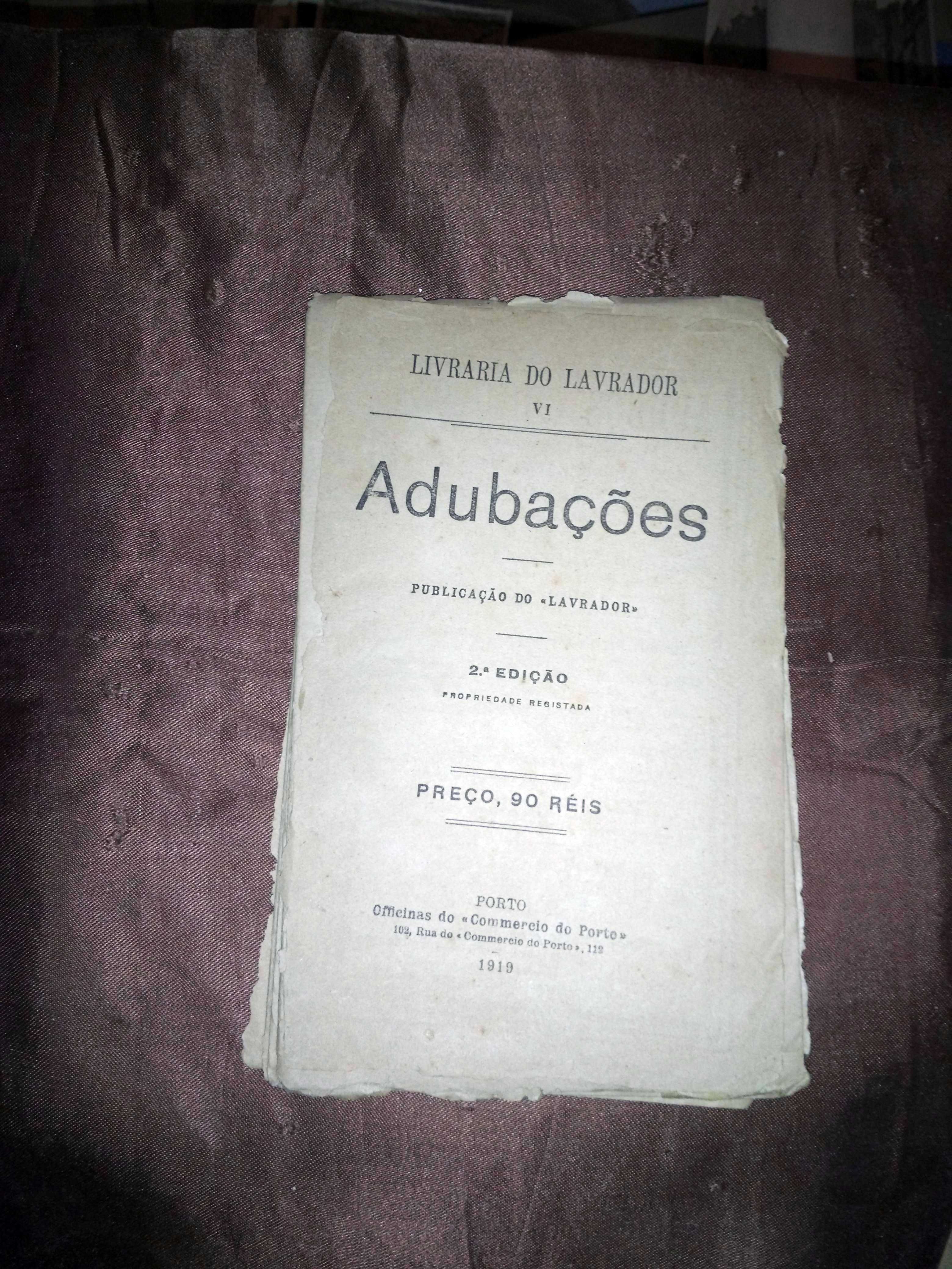 "Adubações" - Livraria do Lavrador -