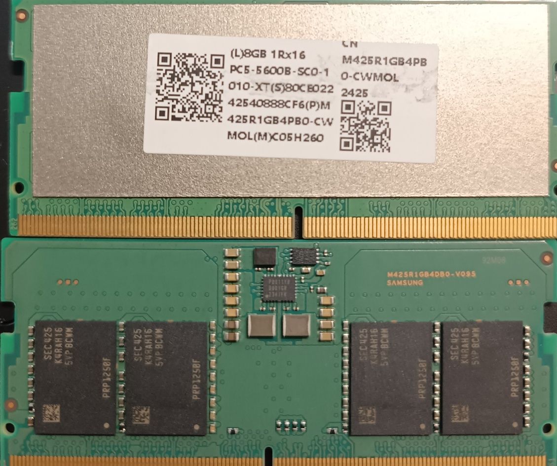 Оперативная память DDR5 16гиг для ноутбука