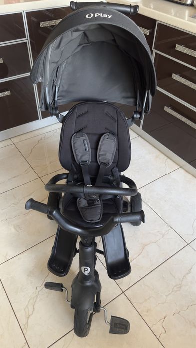 Велосипед складаний триколісний дитячий Qplay Nova+ Rubber Red