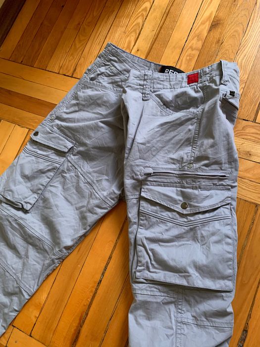 Бомбезные мужские штаны брюки карго с карманами REPLAY Italy оригинал