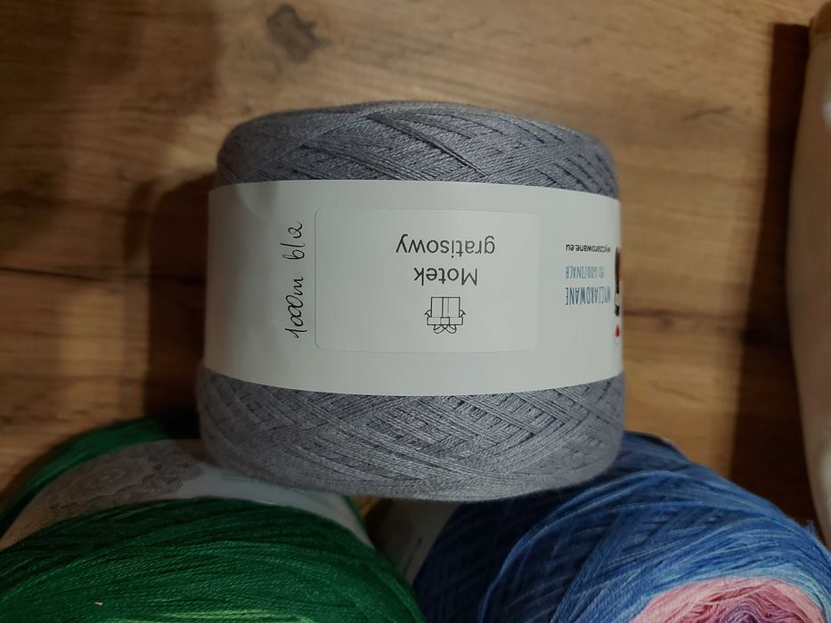 Motki ombre bawełna akryl.