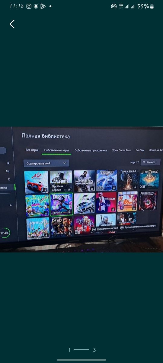 Акаунт xbox,5 власних ігор